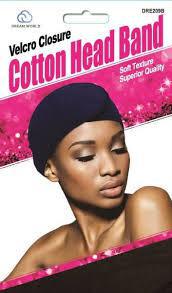 Cotton Head Band Velcro Closure