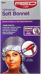 RED Soft Bonnet Hair Dryer Attachment