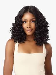 Kinky Edge Y-Part Lace Wig - Kinky Spiral Curl 14