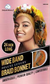 Dream World Wide Band Braid Bonnet