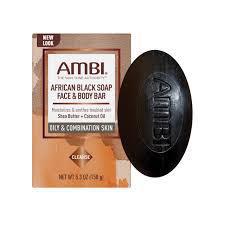 Ambi African Black Soap Face & Body Bar