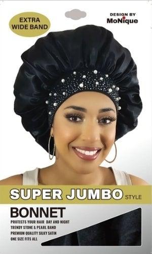 Monique Super Jumbo Bonnet Pearl Band