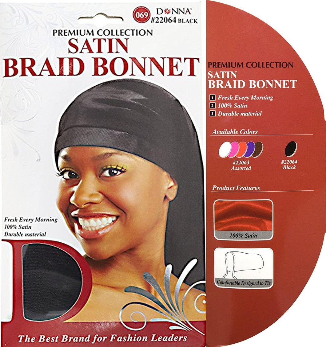 Donna Satin Braid Bonnet