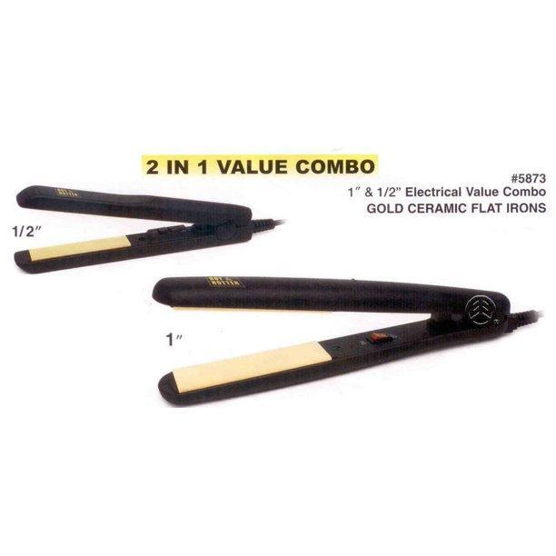 HH Ceramic Flat Iron 2in1 Combo