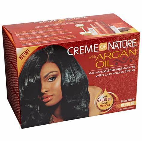 Creme of Nature  W/Argan Oil No-Lye Relaxer Super