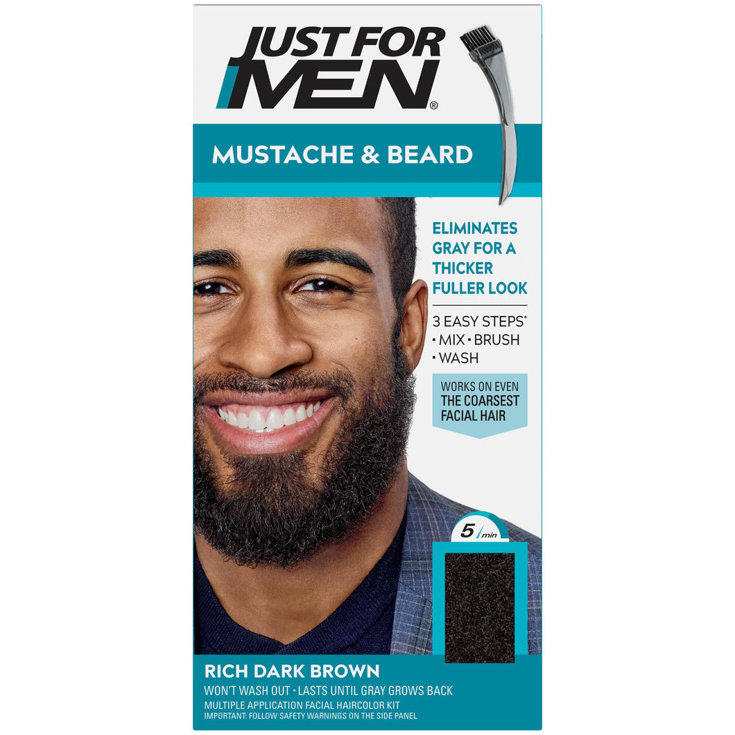 Just for Men Mustache & Beard Rich Dark Brown