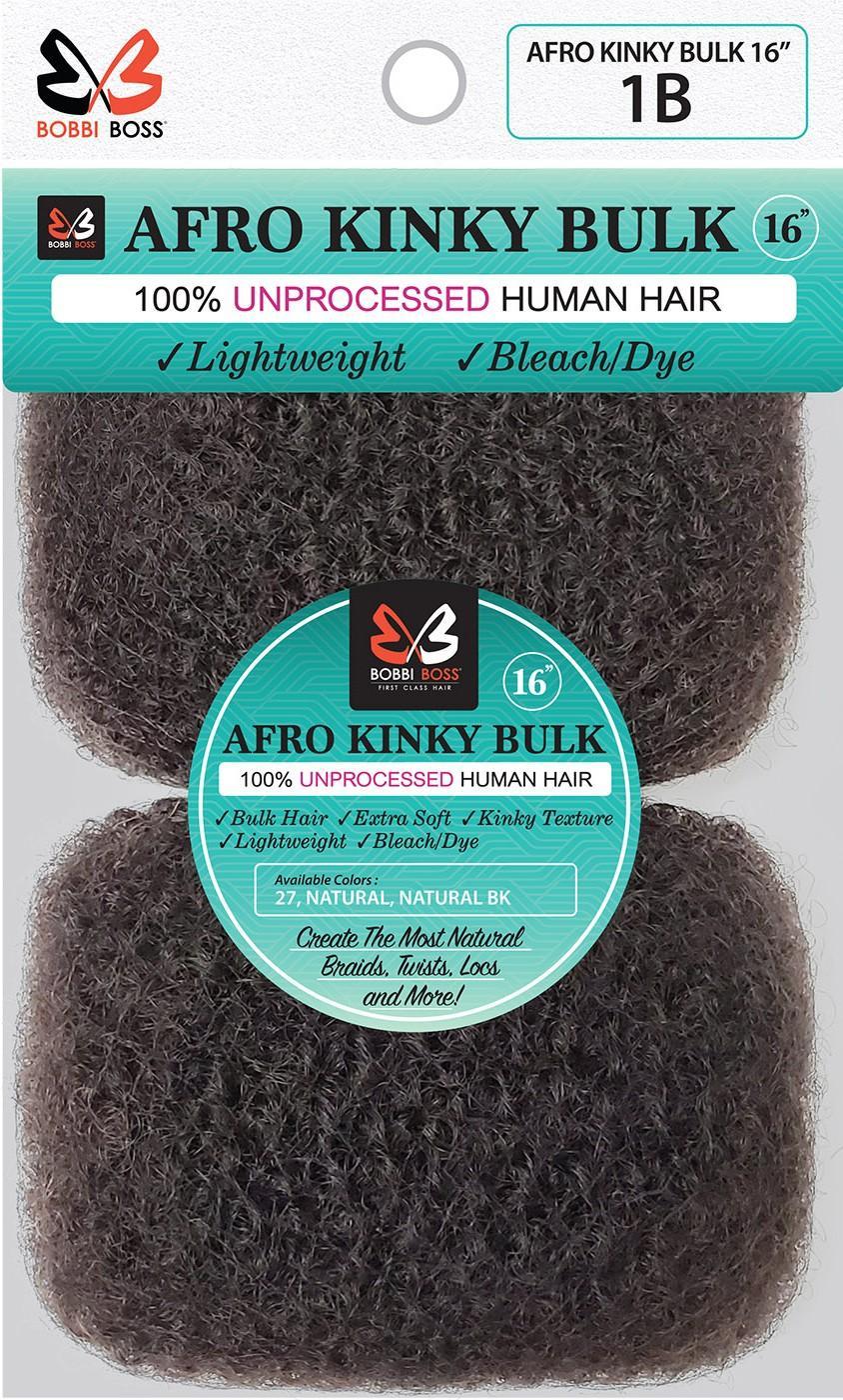 BB Afro Kinky Bulk Human Hair