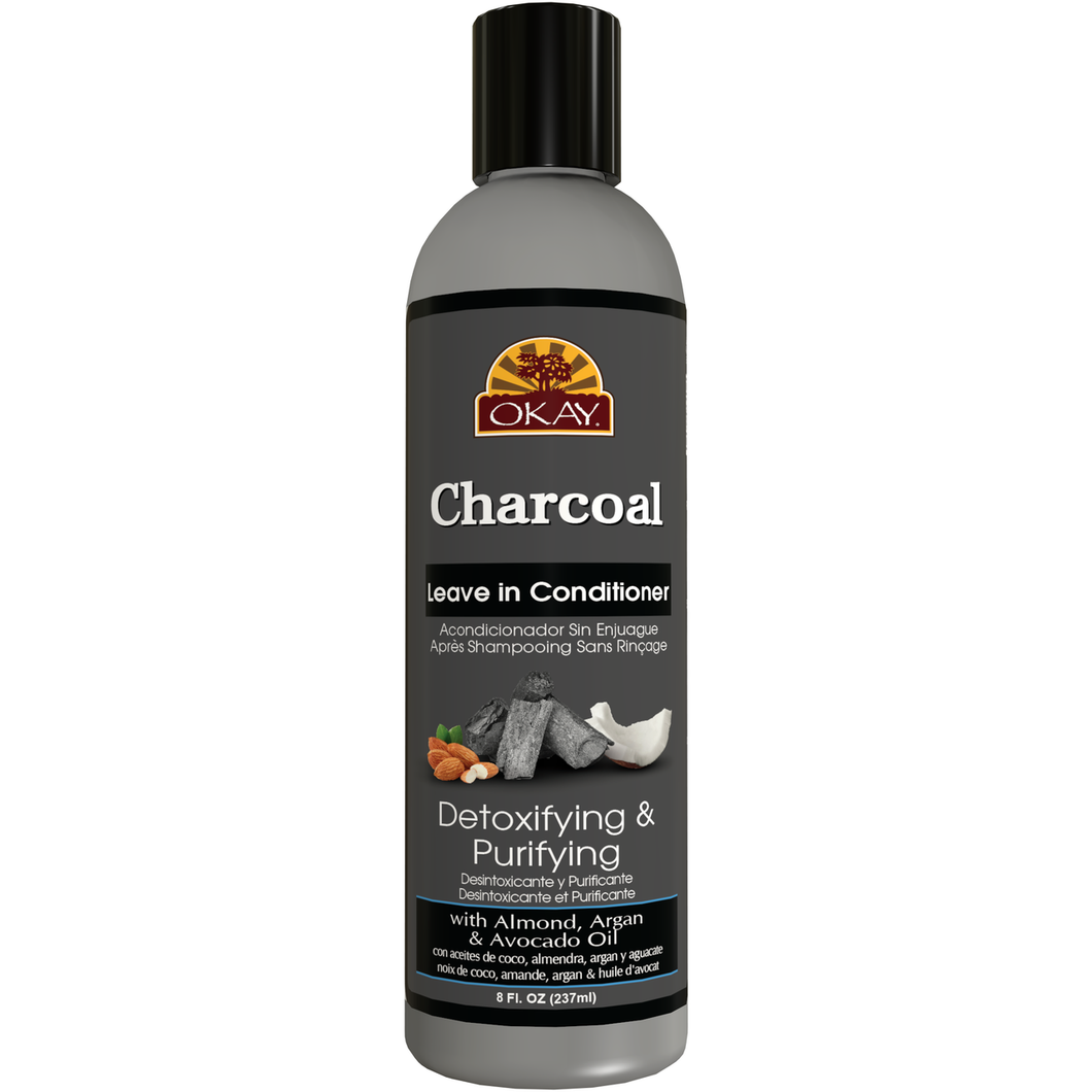 Okay Leave-In Charcoal Conditioner - Detoxifying & Purifying