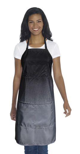 Andre Apron Black & Grey Ombre