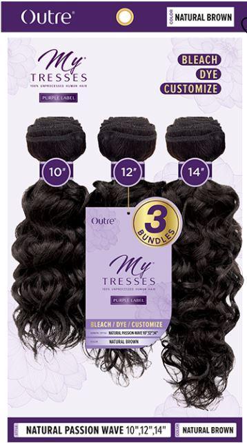 Outre My Tresses Purple Pk 3X - Passion Wave