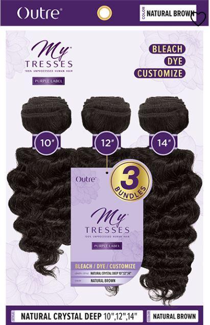 Outre My Tresses Purple Pk 3X - Crystal Deep