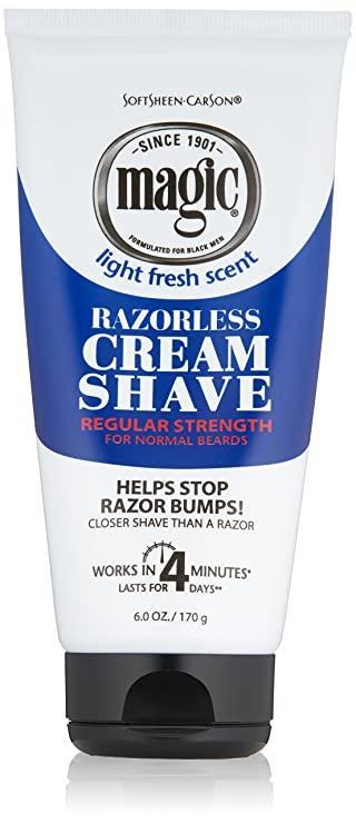 Softsheen Carson Magic Razorless Shave Cream Regular Strength