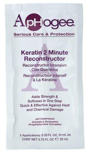 Aphogee Keratin 2 Minute Reconstructor 0.35 oz/2 applications