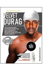 Load image into Gallery viewer, VELVET DURAG Wrinkle Free, Soft &amp; Stretchable
