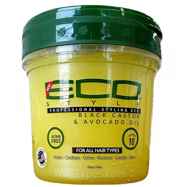 Eco Style Gel Black Castor & Avocado Oil