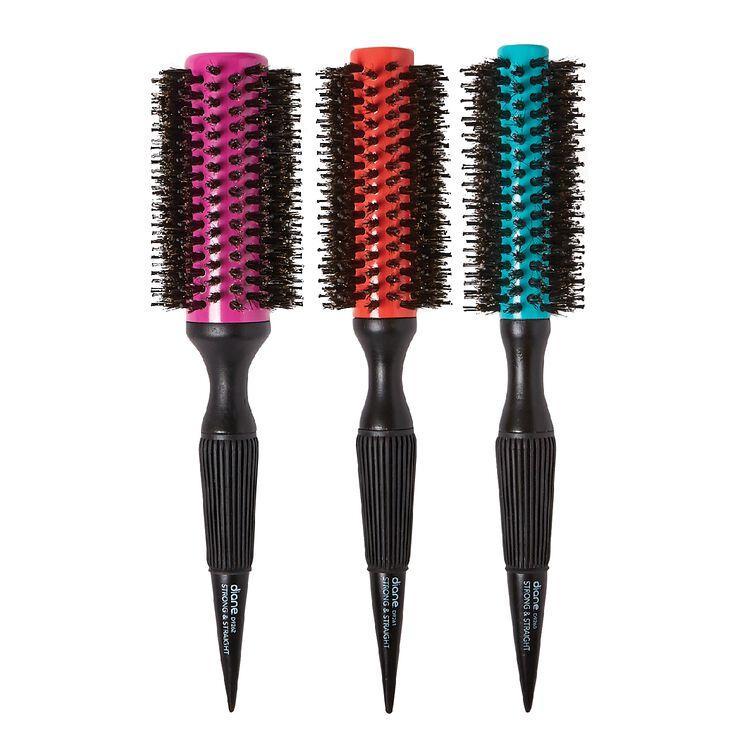 Diane Strong & Straight Round Bristles Brush