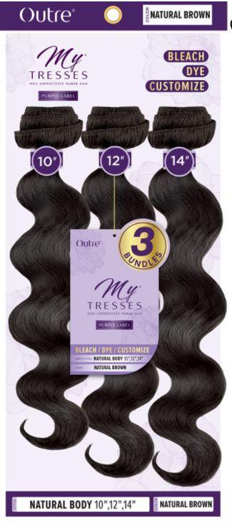 Outre My Tresses Purple Pk 3X - Natural Body Wave